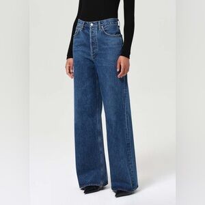 Agolde Dame No Cuff Wide Leg Jean - NWT